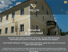 Tablet Screenshot of hotelpostglorenza.com